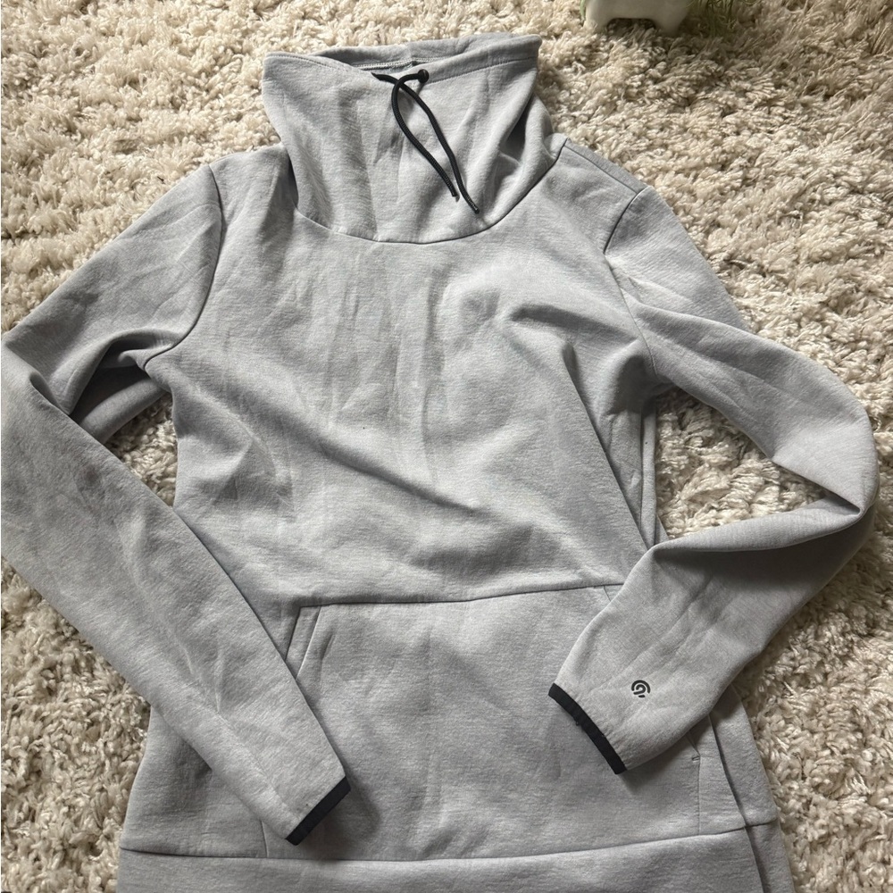 Champion sporty, athletic, cute, streetwear, trendy Light Gray Hoodie - Picture 1 of 5